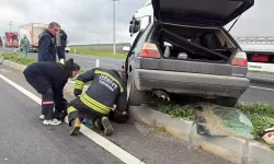 Lastiği Patlayan Otomobil Takla Attı: 1 Yaralı