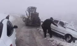 Kar Esareti: Mahsur Kalan Araç Kurtarıldı