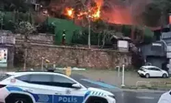 Beşiktaş’ta Restoran Müştemilatında Yangın