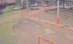 İnegöl’de Çocuğa Çarpmamak İsterken Motosiklet Devrildi