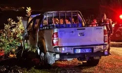 Gazipaşa’da Yanan Kamyonette Erkek Cesedi Bulundu