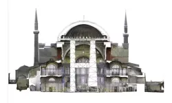 Ayasofya’da Restorasyon Kapsamında Kubbe Çalışmaları Başladı