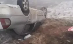 Hatay’da Takla Atan Otomobilde 2 Kişi Yaralandı