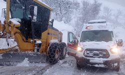 Erbaa’da Zamanla Yarış: Kar Engelini Aşan Hasta Kurtarma Operasyonu