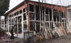 Burdur’da Mobilya İmalathanesinde Yangın