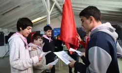 Kampta 32 Saatlik Eğitimi Tamamlayan 50 İzci Yemin Etti