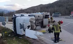 İnegöl’de Tanker Devrildi: 65 Yaşındaki Sürücü Öldü