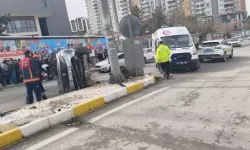 Artuklu’da Cip Devrildi: 2 Yaralı