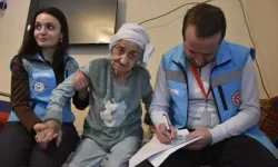 101 Yaşındaki Alzheimer Hastasına Evde Sağlık Hizmeti