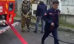 Oto Tamirhanesinde Yangın: Dumandan Etkilenen 1 Kişi