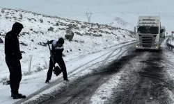 Ardahan’da Buzlanma TIR’ları Yolda Bıraktı