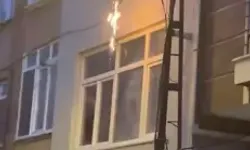 Şişli’de Elektrik Direğinde Patlama ve Yangın