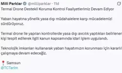 Samsun’da Termal Dronla Yasa Dışı Avcılara Müdahale