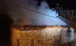 Keşan’da Tek Katlı Evde Yangın Meydana Geldi