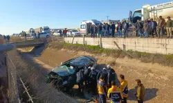 Otomobil Sulama Kanalına Uçtu: 1 Ölü