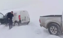 Kars’ta Kar ve Buzlanma Ulaşımı Aksattı