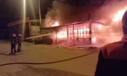 Çorum’da Lastik Dükkanında Yangın