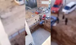 Malatya’da Otomobil İnşaat Temeline Düşmekten Kurtuldu