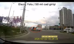 Motosiklet Sola Dönüşten Kaçarken Devrildi