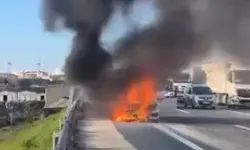 Seyir Halindeki Otomobil Alevlere Teslim Oldu