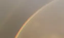 Nusaybin’de Yağmur Sonrası Çifte Gökkuşağı