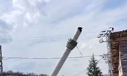 Erbaa’daki Depremde Hasar Gören Minare, Kontrollü Olarak Yıkıldı