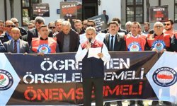 Erbaa`da Öğretmenler Siverek’teki Saldırıya Tepki Gösterdi