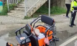 Vinçle Çarpışan Motosiklet Sürücüsü Hayatını Kaybetti