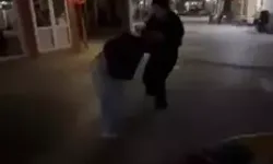 İnegöl’de Genç Kızlar Arasında Saç Saça Kavga Kamerada