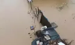 Pervari’de Dere Taştı: Köy Sular Altında