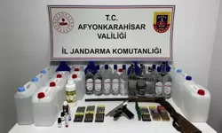 Şuhut’ta Sahte Alkol Operasyonu: 2 Şüpheliye İşlem