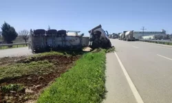 Kilis’te Beton Mikseri Devrildi: Yaralanan Olmadı