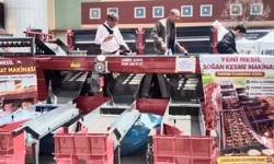 Çorum’da Soğan Hasadı Makinesine Yoğun İlgi