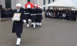 Kanserden Vefat Eden Polis İçin Uğurlama Töreni