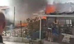 Semaver Közünden Çıkan Yangın Gecekonduya Sıçradı