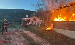 Bolu’da Barakada Yangın: Yapı Kullanılamaz Hale Geldi