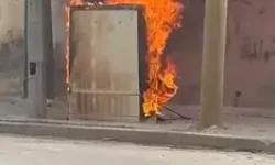 Kızıltepe’de Elektrik Panosu Patladı, Yangın Çıktı
