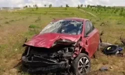 Midyat’ta Takla Atan Otomobilde Sürücü Ağır Yaralandı