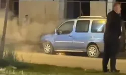 Midyat’ta Park Halindeki Araç Alev Alarak Yandı