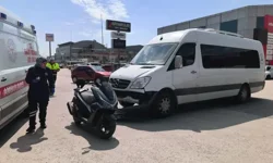 İnegöl'de Korkutan Kaza: Baba ve Kızı Motosikletten Savruldu
