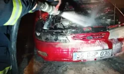 Kızıltepe’de Park Halindeki Araçtan Dumanlar Yükseldi