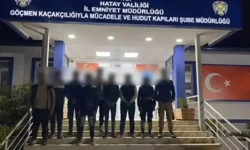 Hatay’da 9 Kaçak Göçmen Yakalandı