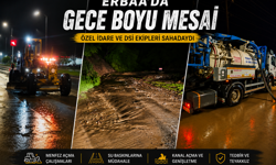 Erbaa’da Sel Riskine Karşı Hummalı Çalışma
