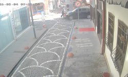 Tokat’ta Cip İle Motosikletin Çarpıştığı Kaza Kamerada