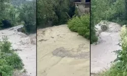 Şiddetli Yağışın Ardından Dereler Taştı, Tarım Arazileri Su Altında Kaldı
