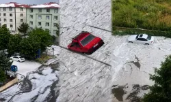 Ankara'da Dolu Ve Sağanak Hayatı Olumsuz Etkiledi