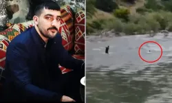 Çayda Akıntıya Kapılıp Kayboldu; Sürüklendiği Anlar Ortaya Çıktı
