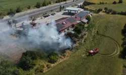 Kastamonu'da Dinlenme Tesisi, Çıkan Yangında Hasar Gördü
