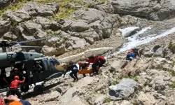 Hakkari Helel Vadisi’nde Yaralanan Vatandaş Askeri Helikopterle Kurtarıldı
