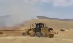 Gercüş'te Çıkan Anız Yangını Söndürüldü